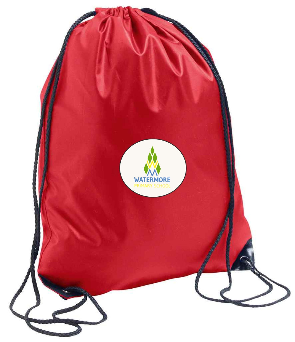 Watermore Primary School Gymsack (Red)