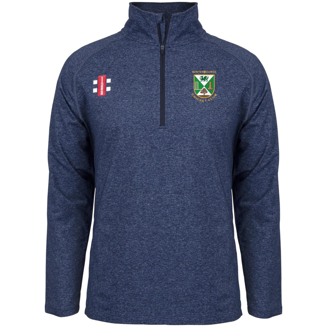 Winterbourne CC Mid 1/4 Zip Top (Navy)