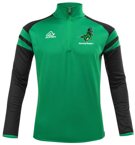 Warmley Rangers FC Kemari ½ Zip Sweatshirt (Green/Black)