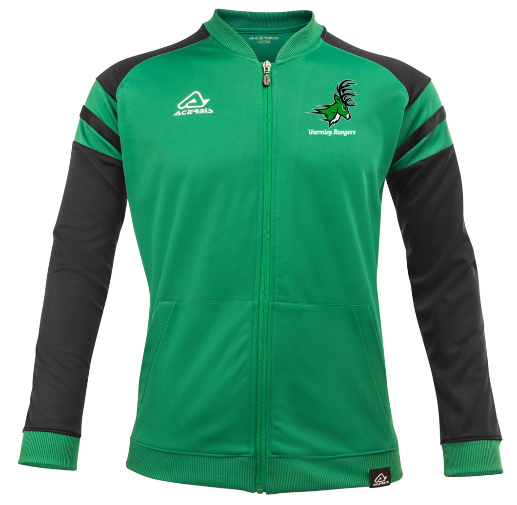 Warmley Rangers FC Kemari Full Zip Track Jacket  (Green/Black)