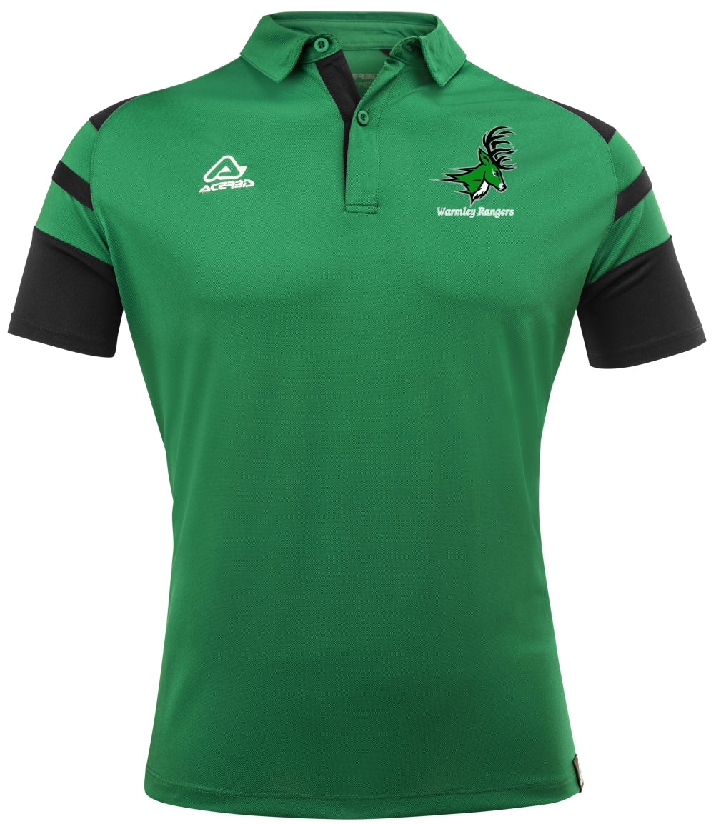 Warmley Rangers FC Kemari Polo Shirt (Green/Black) –